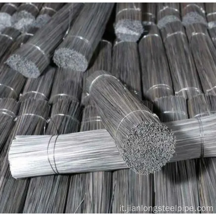 Filo galvanizzato in acciaio a basso contenuto di carbonio a basso contenuto di carbonio